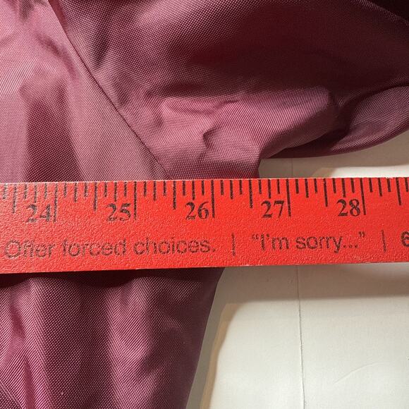 Vtg Birdie Satin Jacket Men Sz XL MMAA Basketball 1982 Runner Up Maroon MN - Picture 7 of 14